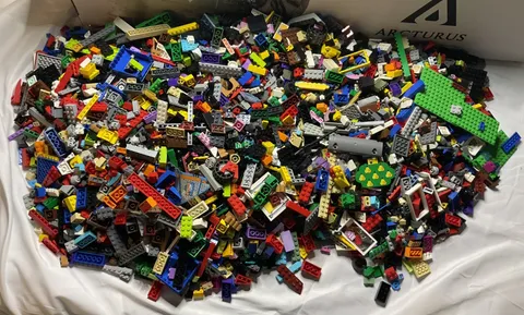 LEGO Bulk Lot Mixed Bricks and Pieces Assorted Colors 15lbs WASHED