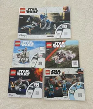 LEGO Instruction Manuals Lot of 5 – Star Wars 75280, 75298, 75267, 75321, 75295
