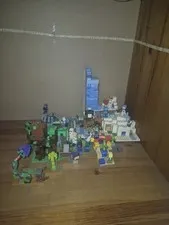 LEGO Minecraft Bulk Lot Mixed Builds, Parts & Pieces, Moc ice biome, some dust