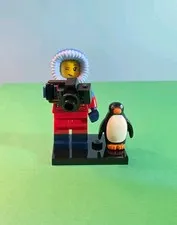 LEGO Minifigure Series 16 Wildlife Photographer 71013 Complete w/ Penguin CMF