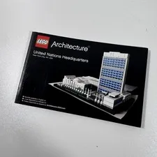 INSTRUCTIONS ONLY  LEGO ARCHITECTURE: United Nations Headquarters 21018