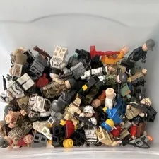 LEGO Minifigure Parts & Accessories Bulk Lot Mixed Pieces Multicolor 10+ pcs