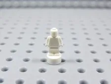 LEGO White Trophy Statue Statuette Accessory Minifig BS