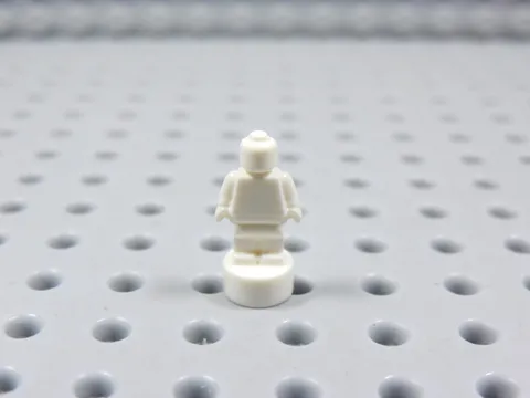 LEGO White Trophy Statue Statuette Accessory Minifig BS