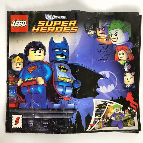 LEGO DC Universe Super Heroes Batman Superman Paper Comic and Catalog Issue No 5