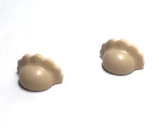 Lego - Minifigure Utensil - Lot of 2 - Tan Dumplings