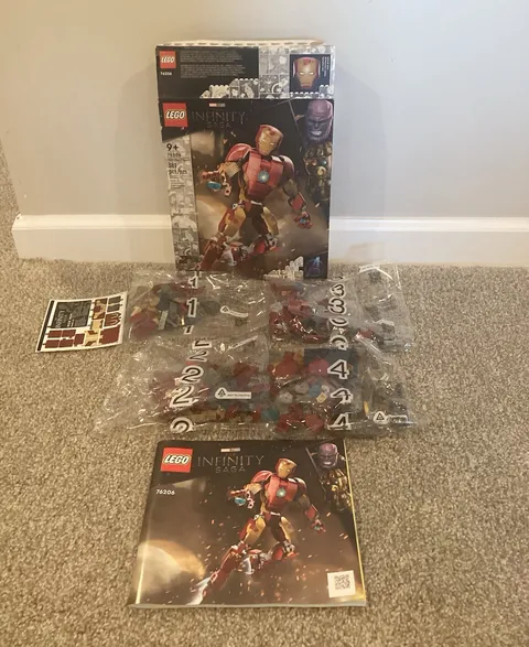 New LEGO Marvel Infinity Saga 76206 Iron Man Figure 381pc w/ Box Instructions