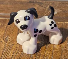 LEGO White Dog Puppy Dalmatian DUPLO FIGURE