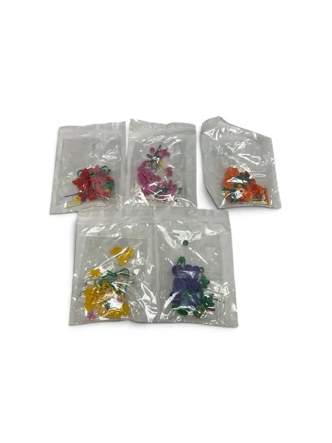 LEGO Replacement Flowers Red Orange Purple Pink Dark Pink Yellow