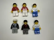 Lego Soccer Minifigures Lot Of 6