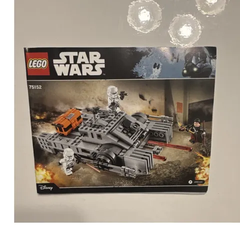 LEGO Star Wars Imperial Assault Hovertank 75152 Illustrated Manual Multilingual