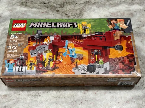 LEGO Minecraft: The Blaze Bridge (21154) BRAND NEW FACTORY SEALED - Retired Set