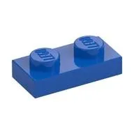 LEGO Part 3023 - Blue Plate 1 x 2