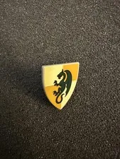 LEGO Triangle Dragon Knight Shield (Gold & Green) - Castle - Kingdoms - New