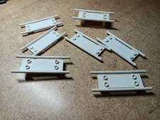 LEGO BULK LOT OF 7 WHITE MINIFIGURE UTENSIL STRETCHER