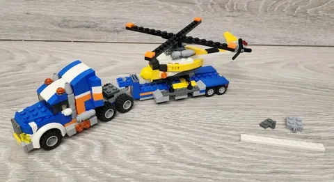 Lego Creator 5765 Transport Truck 100% Complete Set NO MANUAL OR BOX