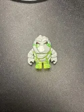 LEGO Power Miners Meltrox Minifigure Rock Monster Gray Trans Neon Green