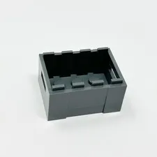 30150 LEGO Parts Container Crate w/ Handholds DARK BLUISH GRAY (1)