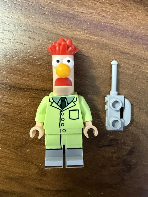 LEGO Beaker Minifigure The Muppets Collectible 71035 2” Figure