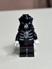 LEGO Castle Black Skeleton ghost warrior armor minifigure Monster Halloween