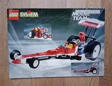 Vintage Lego Instruction Manual 5533 Model Team Dragster and Tractor Pull