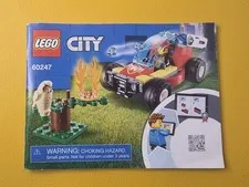 LEGO City: Forest Fire (60247) Instruction Booklet Manual Only