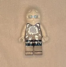 LEGO Ninjago Zane Airjitzu  Minifigure with White Mask and Blue Torso Pattern