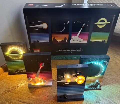 LEGO Ideas: Tales of the Space Age (21340) And Custom Lighting Kit