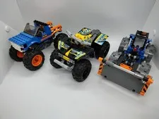 LEGO TECHNIC Lot of 3 trucks vehicles compactor quad bike 42034 42071 60180