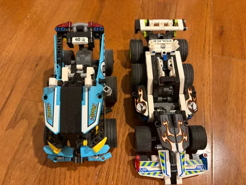 Lego Technic Stunt Truck And Bike (42058) (42059) Getaway Racer Interceptor Sets