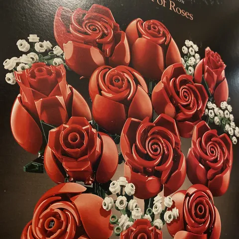 LEGO Icons Bouquet of Roses Building Set - Artificial Flowers