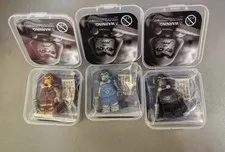 LEGO Marvel Dr. Doom Blue Red Black Ver custom minifigure By Atlas & 80s