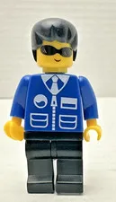 Lego Minifigure Classic Town Worker Jacket Blue