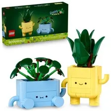 LEGO Botanicals Happy Plants Building Toy for Kids, Girls, and Multicolor