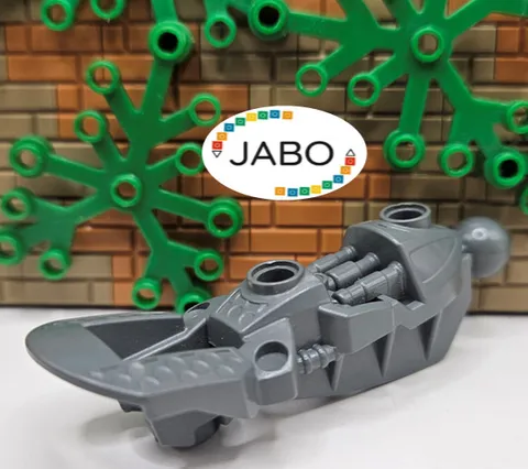 (S17 / 6 / 3) LEGO Bionicle 53548 Toa Inika Leg Leg Dark Grey