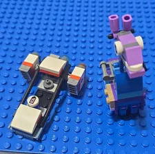 LEGO Multicolor Plastic Build Parts Lot - Small Vehicle & Purple Animal Figure