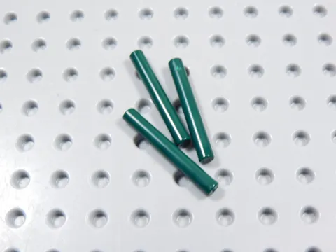 LEGO Lot of 3 Dark Green 3L Wands Blades Staffs Weapon Minifig BI