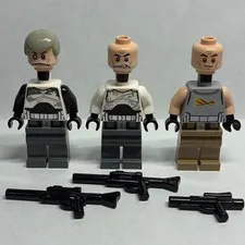 LEGO Minifigure Star Wars Commander Rex Wolffe Gregor Lot Set Bulk Sale