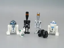 LEGO Star Wars lot Assassin Droids R2-D2 D-O mouse minifigures 10188 8015 10144