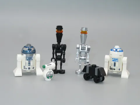 LEGO Star Wars lot Assassin Droids R2-D2 D-O mouse minifigures 10188 8015 10144
