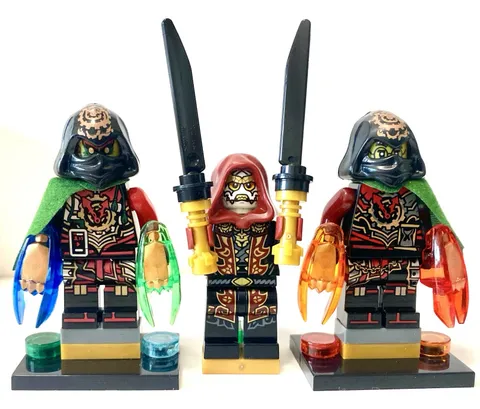 ACRONIX KRUX TWINS  NINJAGO LEGO & LOYALIST -3- TRÍO
