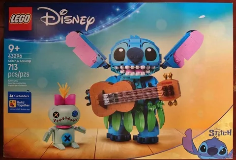 LEGO 43296 Disney Stitch & Scrump - Brand New