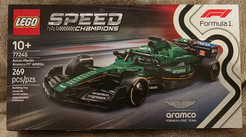 LEGO SPEED CHAMPIONS: Aston Martin Aramco F1 Amr24 Race Car (77245)
