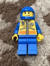 Lego Town City Minifigure Coast Guard ATV Driver (2008) 7736 CTY0075