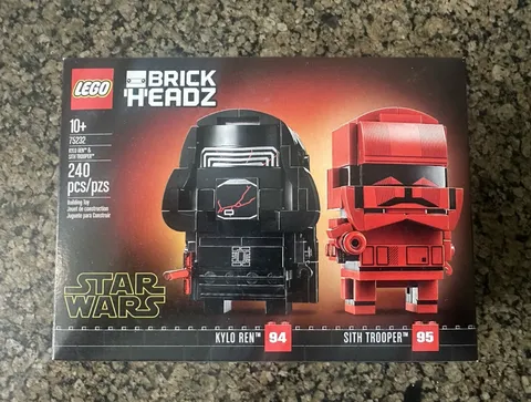LEGO BrickHeadz Star Wars 75232 Kylo Ren & Sith Trooper Set New in sealed box