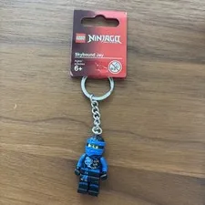 LEGO NINJAGO Skybound Jay Keychain 853534 New