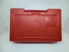 Vintage Lego Red Plastic Carrying Case ~ Storage Box ~ Made in USA (1980’s)