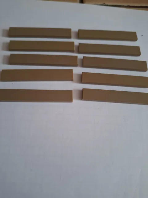 No 350 Lego Tile 1x6.   6636 Dark Beige
