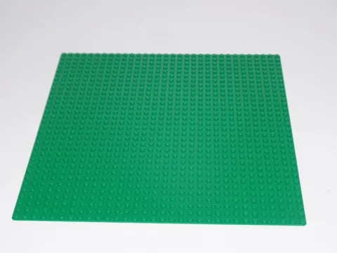 Lego Genuine Original Baseplate 32x32 Green 10" x 10" Plastic Square Studded
