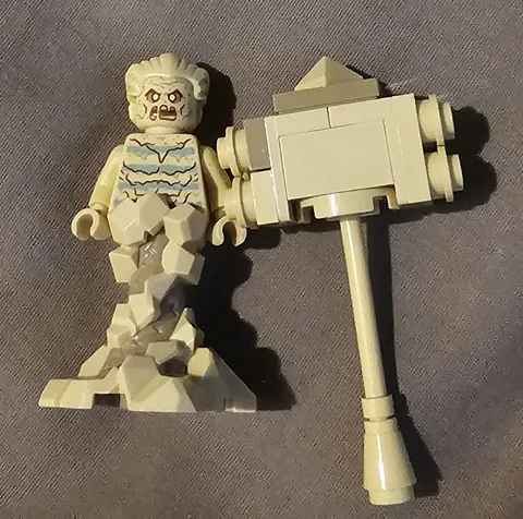 Lego Sandman 76114 Tan Sand Form with Swirling Base Super Heroes Minifigure